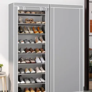 Dustproof Shoe Storage Rack Organizer Multilayer Nonwoven Shoes Storage Cabinet Home Hallway Space-saving Cabinets Shoe Shelf 1