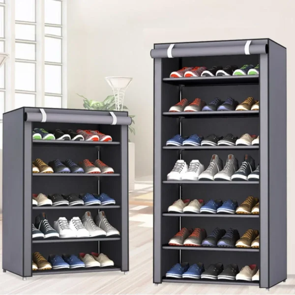 Dustproof Shoe Storage Rack Organizer Multilayer Nonwoven Shoes Storage Cabinet Home Hallway Space-saving Cabinets Shoe Shelf 3