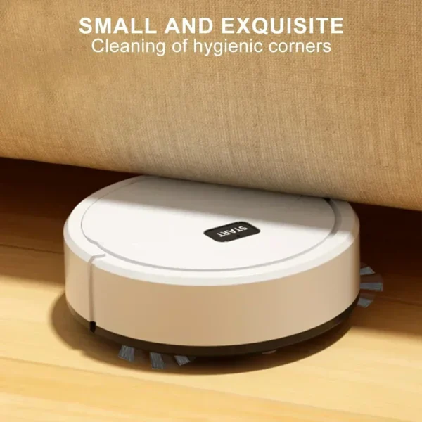 2024 Automatic Portable Mini Home Floor Robotic Vacuum Cleaner USB Rechargeable Wet Dry Three-In-One Sweeping Machine for Home 2