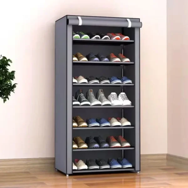 Dustproof Shoe Storage Rack Organizer Multilayer Nonwoven Shoes Storage Cabinet Home Hallway Space-saving Cabinets Shoe Shelf 2